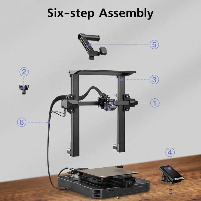Alt view image 7 of 7 - Creality Ender 3 S1 Pro 3D Printer with 300 High-Temp Nozzle, Sprite All Metal Direct Drive Extruder, PEI Bed and CR Touch Auto Leveling Print Size 8.6×8.6×10.6in, Upgraded Ender 3 S1