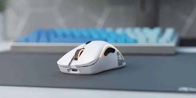 Alt view image 6 of 6 - Glorious Model D Wireless Gaming Mouse - 69g Superlight, Lag Free 2.4Ghz Wireless, Up to 71 Hour Battery, RGB, BAMF Sensor, Ergonomic, 6 Buttons - Matte White