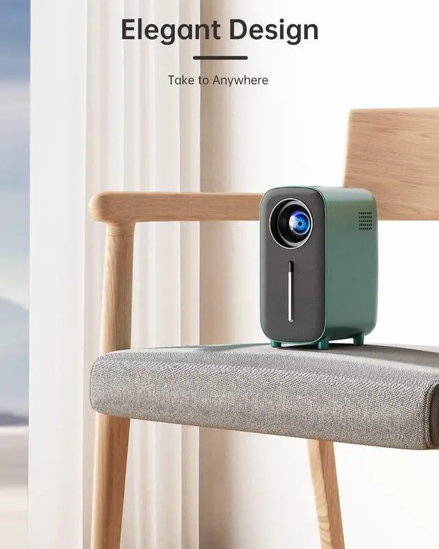 Alt view image 6 of 7 - Mini Projector, HISION Bluetooth Projector 1080P Projector 4K Movie Projector Portable Home TV Projector 8500L Outdoor Video LED Projector Compatible with TV Stick Laptop Phone Tablet HDMI USB DVD H7