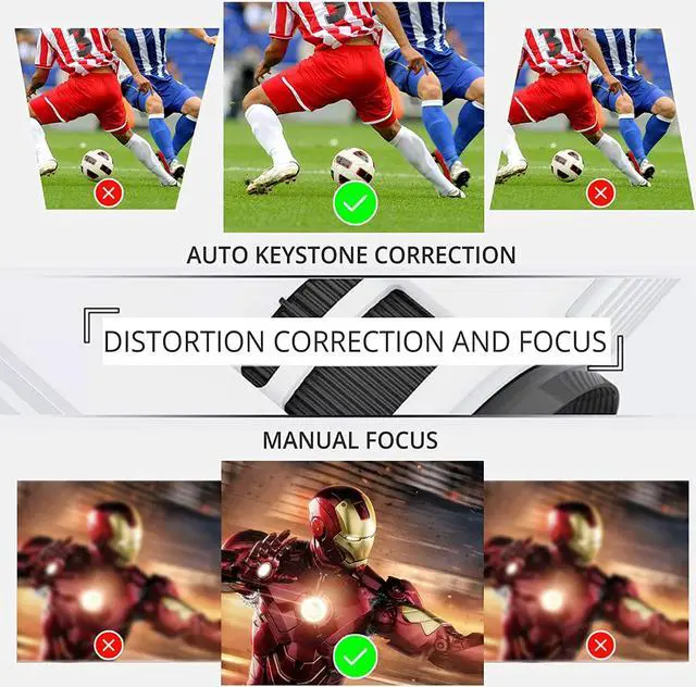 Alt view image 5 of 7 - AKASO WT50 Mini Pocket Pico Projector, 1080P HD Video DLP Portable Projector with Android System, WIFi, Wireless Screen Sharing, Trackpad Design, Pocket Sized Home Theater Projector for iPhone Android