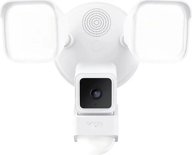 Main image of Wyze Cam Floodlight with 2600 Lumen LEDs, Wired 1080p HD IP65 Outdoor Smart Security Camera, Color Night Vision, 270-Degree Customizable Motion Detection, 105dB Siren, and Two-Way Audio