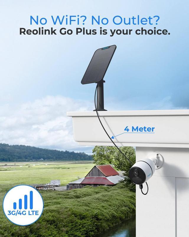 REOLINK 4G LTE Cellular Security Camera Outdoor, Wireless Solar