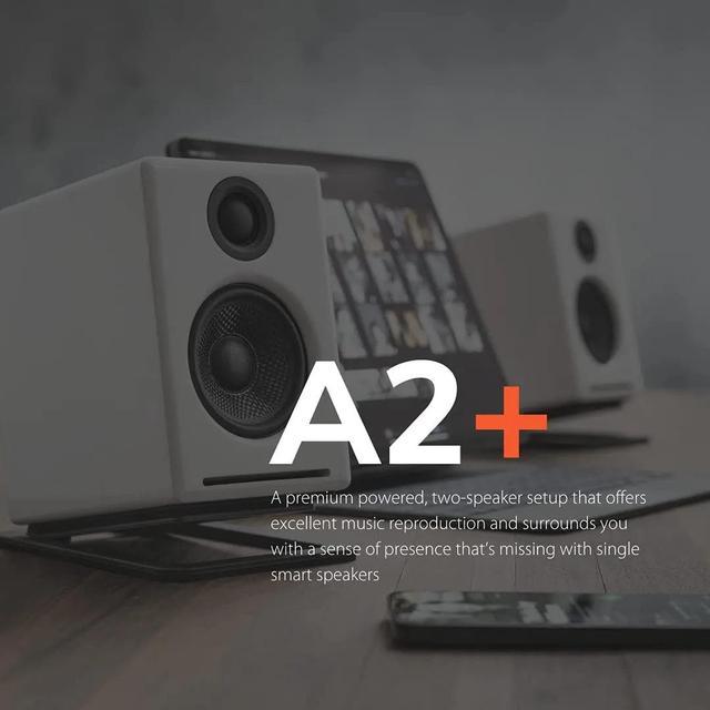 Audioengine A2+ Plus Wireless Speaker Bluetooth | Desktop Monitor