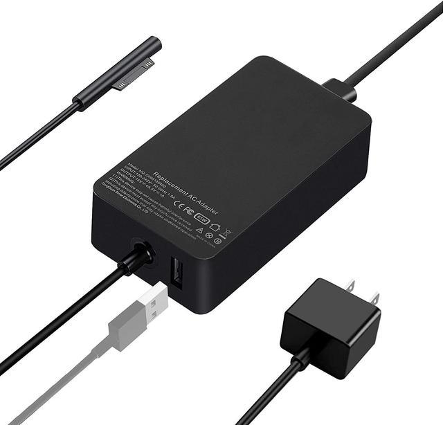 Surface Pro Charger, 65W Power Adapter for Microsoft Surface Pro X 3 4 5 6 7 8 9, Surface Laptop 5 4/3/2/1, Surface Laptop Go/Go 2/ Go 3 Power Supply Cord Laptop Batteries / AC Adapters - Newegg.com