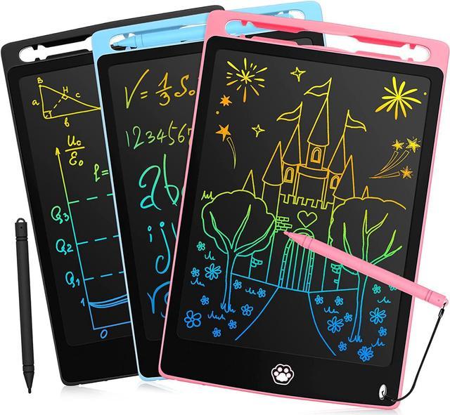 LCD Writing Tablet for Kids, 2 Pack 8.5 Inch Colorful Doodle Board