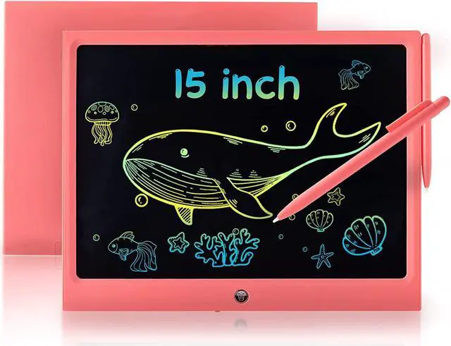Main image of LCD Writing Tablet for Kids, 15 Inch Colorful Electronic Doodle Board, Educational Learning Kids Drawing Tablet Toys, Christmas Birthday Gift for 3 4 5 6 7 8 9 Year Old Girls Boy