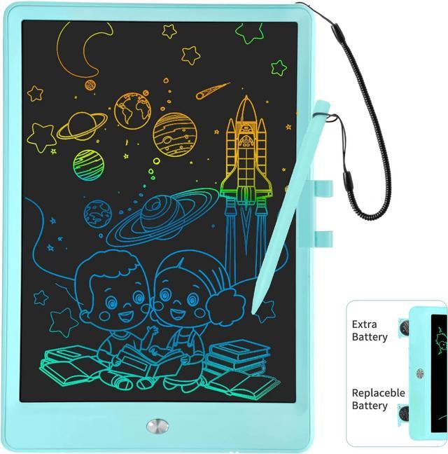 PYTTUR LCD Writing Tablet for Kids 10 Inch Colorful Toddler Doodle Board Drawing  Tablet Reusable Electronic Drawing Pads Educational and Learning Toy Gift  for 3-8 Years Old Boy and Girls 