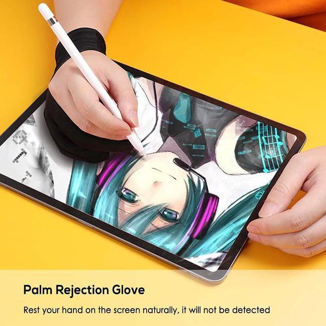 Timebetter Drawing Glove, Artist Glove for Drawing Tablet iPad, Digital Art  Palm Rejection Glove, Good for Left and Right Hand - XS, 2 Pack 