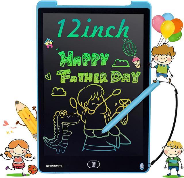 LCD Writing Tablet Kids Drawing Pad Doodle Board 12 Colorful Toddler  Scribbler Board Erasable Light Drawing Board Educational and Learning Toys  Gifts