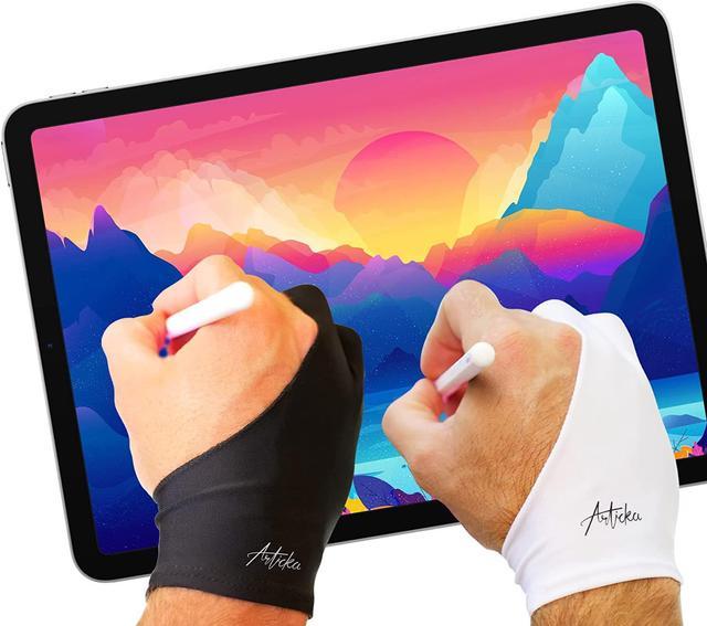 Articka Artist Glove for Drawing Tablet, iPad (Smudge Guard, Two