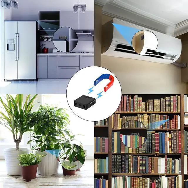 Alt view image 4 of 7 - Pyzzia Smallest WiFi Wireless Security Camera 1080P HD Smart Home Cameras Dome IP Surveillance Cameras Motion Detection&Night Vision Indoor App Remote Control No Battery