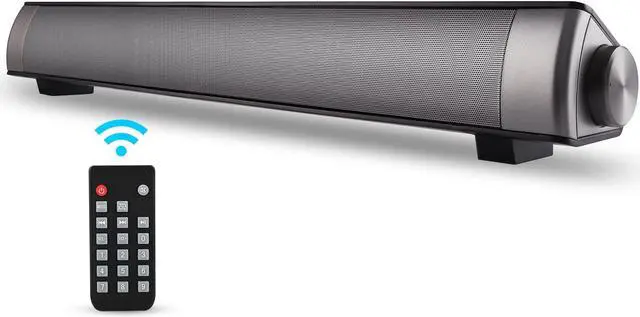 Main image of Sound Bar TV Soundbar Wired and Wireless Bluetooth Home Theater TV Speaker, Surround Sound Bar for TV, PC, Cellphone