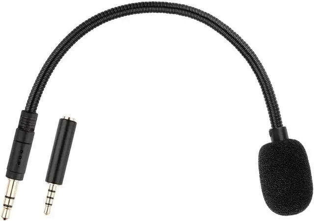 Main image of Smays 3.5mm Microphone aux mic for Headphone Jack, Detachable Plug-in Microfono for Laptop PC Phone Conference