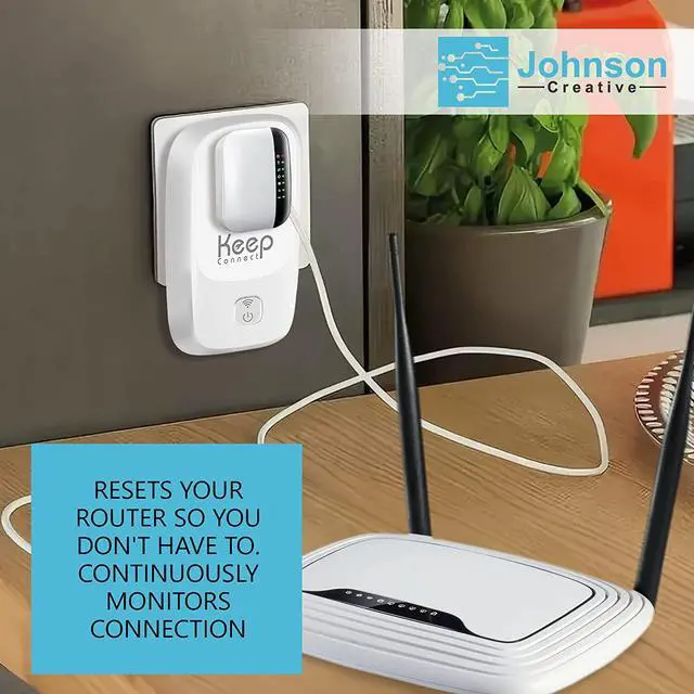 Alt view image 3 of 7 - Uptime Essentials  Self-Healing Always Router + Smart Wi-Fi Reset Device Combo