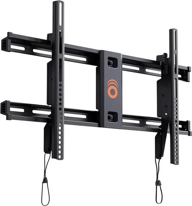 Main image of Wall Mount Bracket for TVs Up to 90" - Low Profile Design Holds TV Only 2.25" from Wall - Fast Install with Template & You Can Level After Mounting - Pull Strings for Easy Cable Access