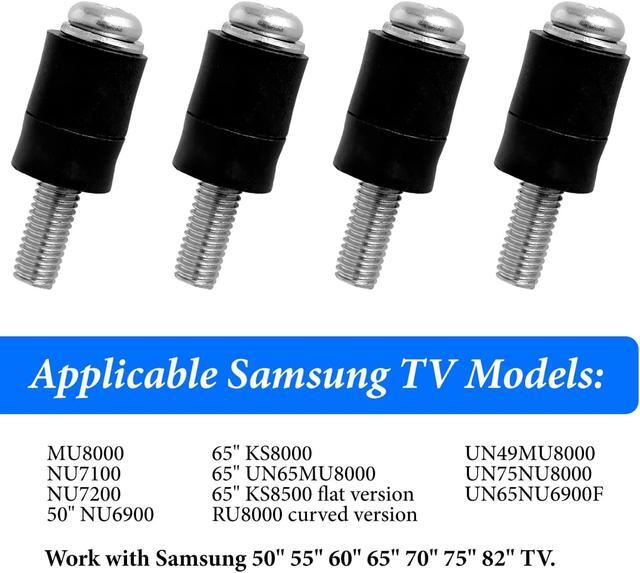Alt view image 5 of 6 - Wall Mounting Screws Bolts for Samsung TV - M8 x 45mm with 25mm Long Spacers, Solid Screw Bolts Hardware for Mounting Samsung TV, TV Mounting Bolts Work with Samsung 50" 55" 60" 65" 70" 75" 82" TV