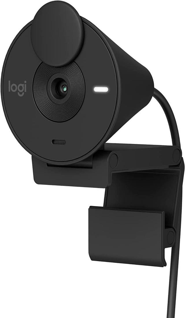 Logitech Brio 301 Full HD Webcam with Privacy Shutter, Noise Reduction Microphone, USB-C, certified for Zoom, Microsoft Teams, Meet, Auto Light Correction - Black Web Cams - Newegg.com