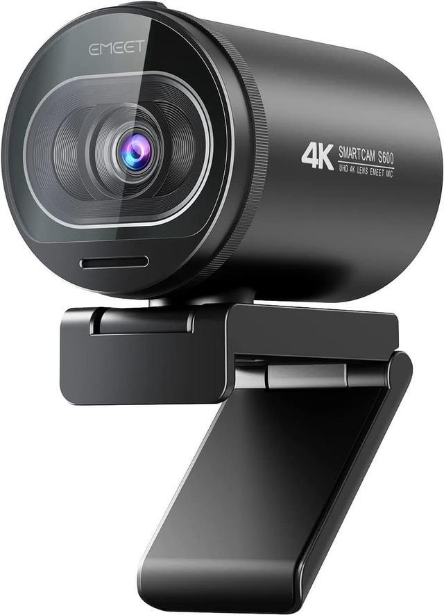 4K Webcam with Microphone, S600 Ultra HD 60FPS Webcam for Streaming w/Auto  Focus, Built-in Privacy Cover, 88° FOV USB Webcam, Ideal for Gaming/Online  Teaching/Video Calling/Zoom/Skype/Teams 