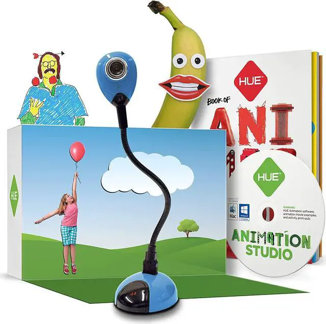 Alt view image 2 of 6 - HUE Animation Studio: Complete Stop Motion Animation Kit HD Camera, Software and Book for Windows (Blue)