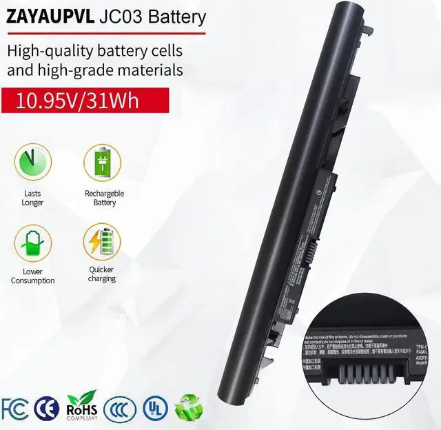 Alt view image 4 of 6 - 919700-850 919701-850 JC03 Laptop Battery for HP 15-bs0xx 15-bs1xx 15-bw0xx 15-bs015dx 15-bs113dx 15-bs115dx 15-bs061st 15-bs234wm 15-bs020wm 15-bs212wm 15-bs134wm 14-bw010nr 14-bw012nr 3inr19/66 31WH