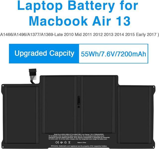 A1466 Battery For MacBook Air 13 Mid 2012 2013 Early 2014 2015
