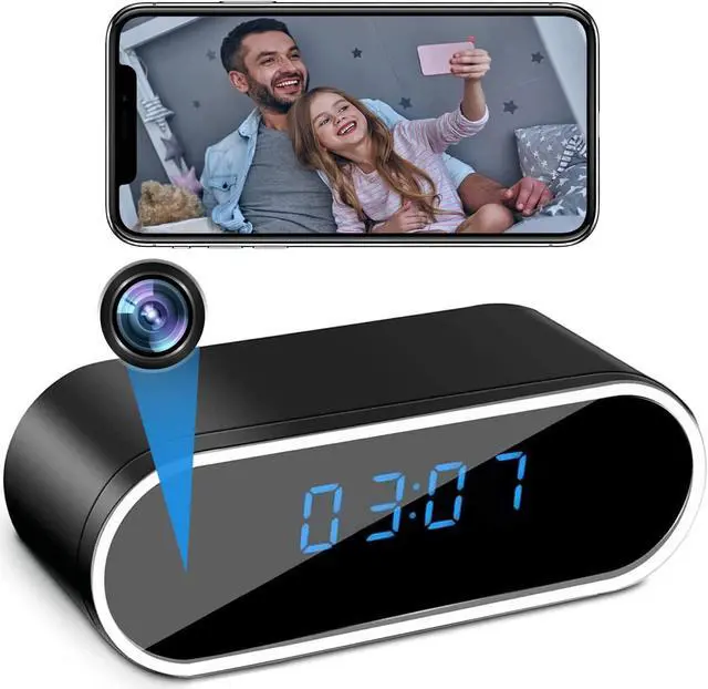 Main image of Hidden Camera Wi-Fi Wireless spy Camera with Night Vision / Motion Detection / Loop Recording Nanny cam 1080P Full HD Remote Security Camera Hidden Camera for Home, Office