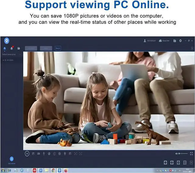 Alt view image 2 of 7 - Mini WiFi Spy Camera HD 1080P Wireless Hidden Camera Small Nanny Cam, Home Security Camera with Live App for Pets Baby Outdoor Indoor
