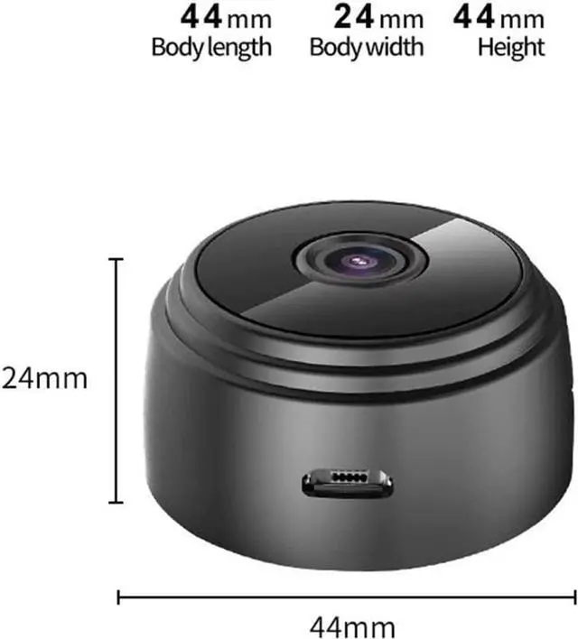 Alt view image 2 of 7 - Mini 1080p HD Wireless Magnetic Security Camera, Mini Camera, Wireless WiFi Motion Detects Magnetic Camera, Mini WiFi Spy Camera HD 1080p Wireless Hidden Camera Small Nanny Cam,bady Camera