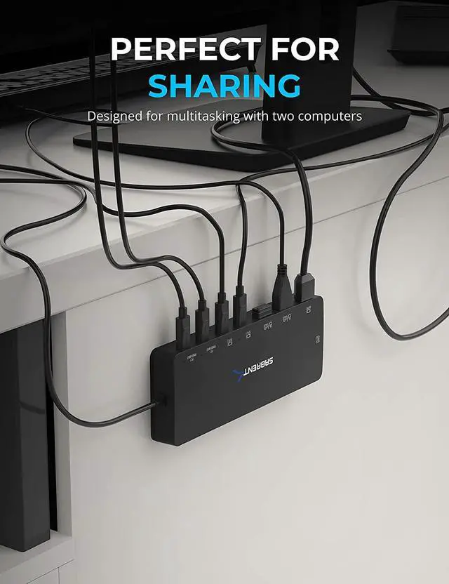 Alt view image 6 of 7 - KVM Switch, USB-C, 1 PC to 2-Displays with 60 Watt Power Delivery (USB-CKDH)