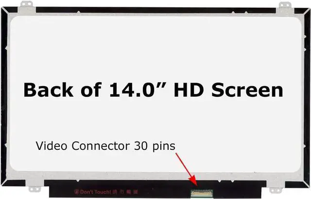 Alt view image 2 of 5 - SCREENARAMA New Screen Replacement for B140XTN03.3, HD 1366x768, Matte, LCD LED Display with Tools