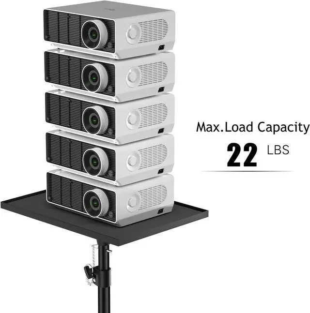 Alt view image 6 of 7 - Facilife Projector Stand Tripod,Laptop Tripod Projector Stand Adjustable Height 22 to 47 Inch, Projector Tripod Stand, Tripod for Porjector, Projector Stand for Outdoor Movies