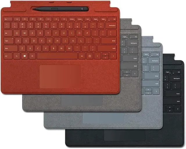 Alt view image 4 of 5 - Microsoft Surface Pro Signature Keyboard with Slim Pen 2 - Black