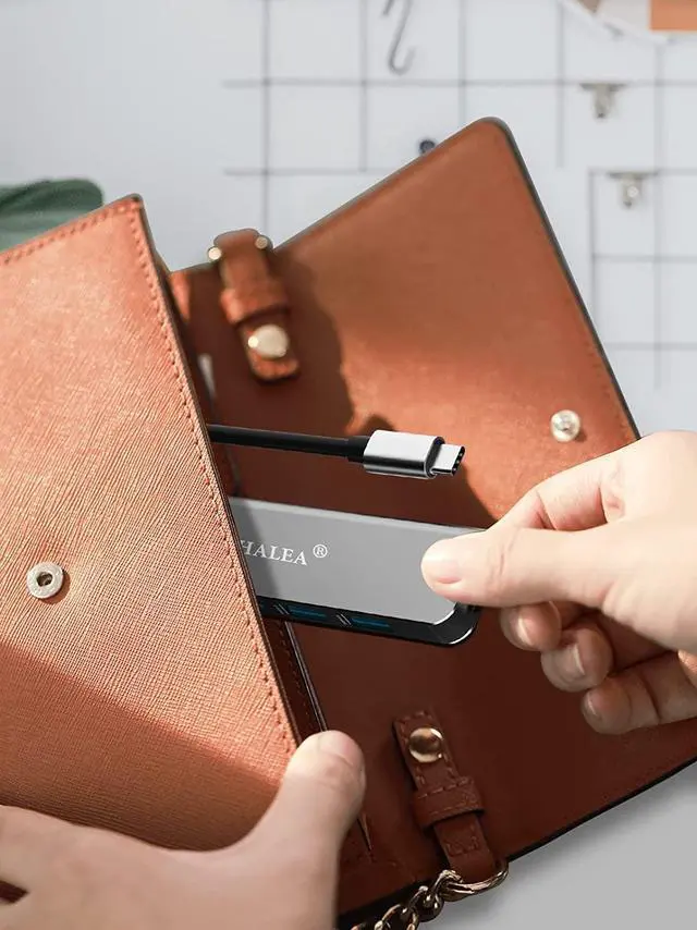 Alt view image 5 of 7 - AHALEA USB C Hub Docking Station, 4 USB 3.0 Ports USB Splitter Extender