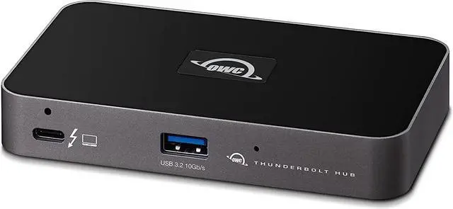 Alt view image 2 of 5 - OWC 5 Port Thunderbolt Hub - 60W Charging, Thunderbolt 4, USB 3.2, Compatible with Macs and PCs