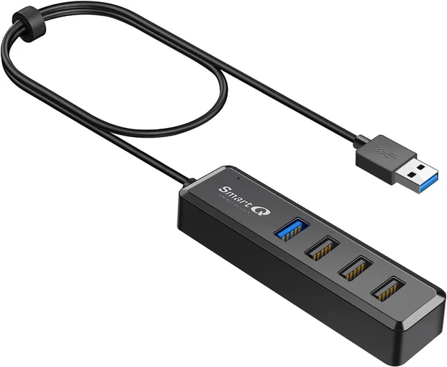 Main image of 4-Port Hub - 1 USB 3.0 + 3 USB 2.0 Ports for MacBook Mac Pro Mac mini iMac Surface Pro XPS PC Flash Drive Mobile HDD Laptop Extension Cable