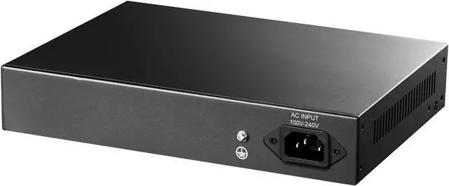 Alt view image 6 of 7 - Cudy 8 Port Gigabit PoE Switch, 120 Watts PoE Budget, 8 10/100/1000Mbps PoE+ Ports, 2 Gigabit Uplink Ports , 802.3at, 802.3af, 1/2 (+), 3/6 (-), Fanless, Plug and Play, GS1010PE