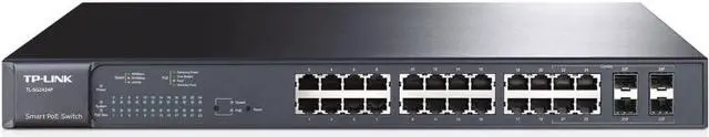 Main image of TP-LINK 24-Port Gigabit Ethernet Smart PoE Switch with 4 Combo SFP Slots (TL-SG2424P)