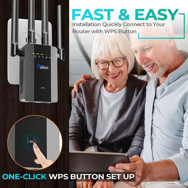 Alt view image 6 of 7 - 2023 WiFi Extender Signal Booster Long Range up to 9995sq.ft and 52+ Devices, Internet Booster for Home, Wireless Internet Repeater and Signal Amplifier, 5 Modes,1-Tap Setup, WAN/LAN Port