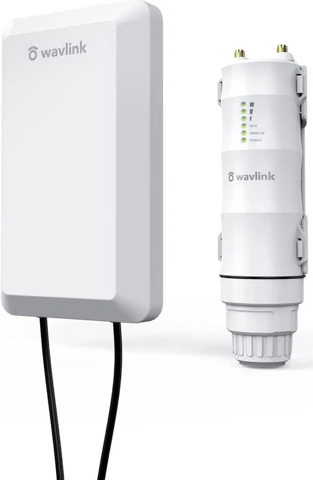 Main image of WAVLINK Outdoor Weatherproof WiFi Range Extender,N300 Long Range Wireless WiFi AP/Router/Repeater/WISP Mode with POE,Internet Signal Booster Amplifier, Point to Point WiFi Bridge for Home