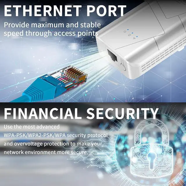 Alt view image 6 of 6 - 2023 WiFi Extender Signal Booster for Home, Wireless Internet Repeater