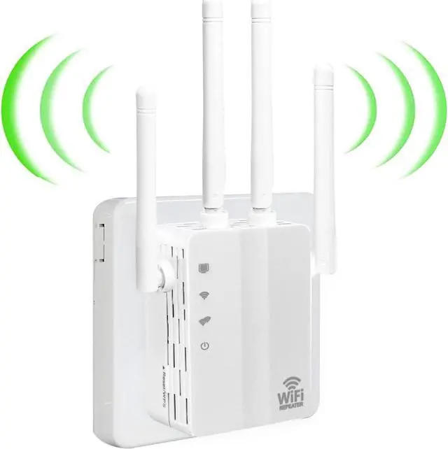Main image of WiFi Extender,WiFi Booster 7699 Sq.ft WiFi Signal Strong Penetrability 35 Devices1-Tap Setup WiFi Extenders Signal Booster for Home with Ethernet Port