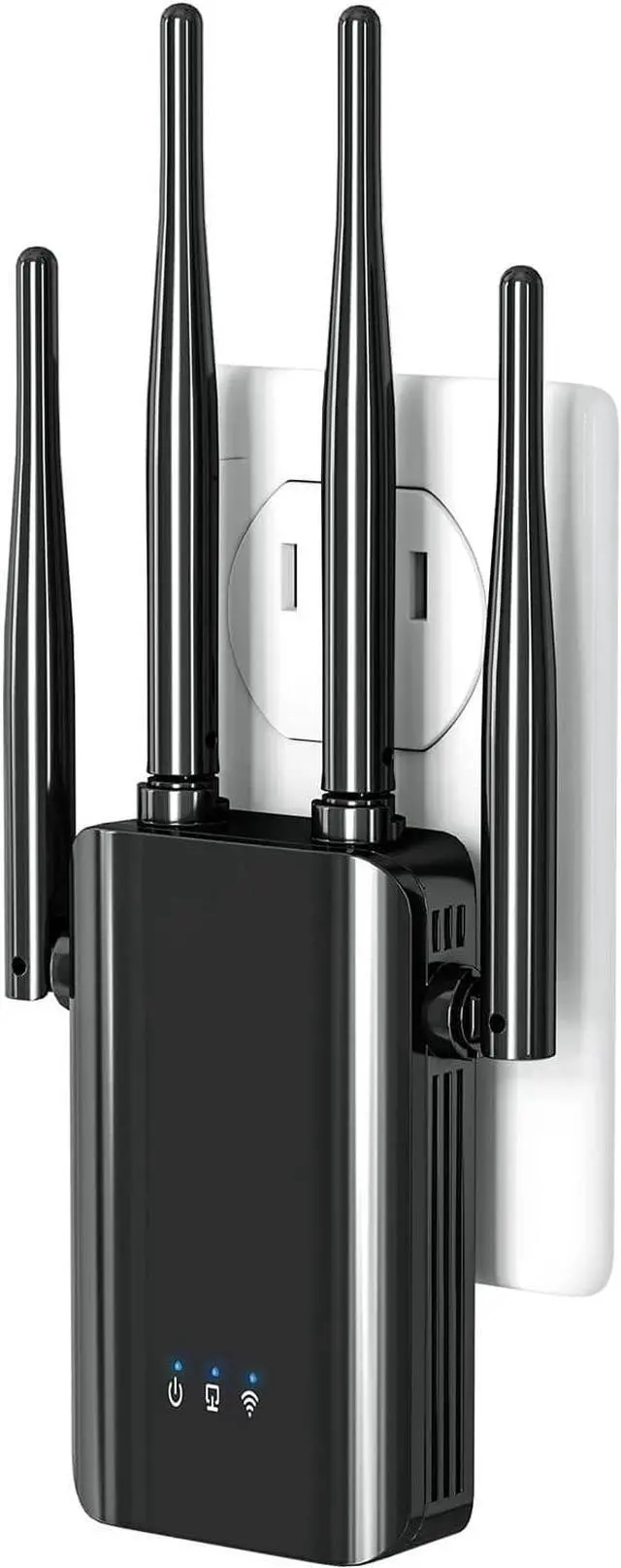 Main image of 2023 WiFi Extender Wireless Signal Booster Long Range up to 9995sq.ft and 50+ Devices, Repeater Signal Amplifier with Ethernet Port, Internet Booster for Home, 1-Tap Setup, Access Point