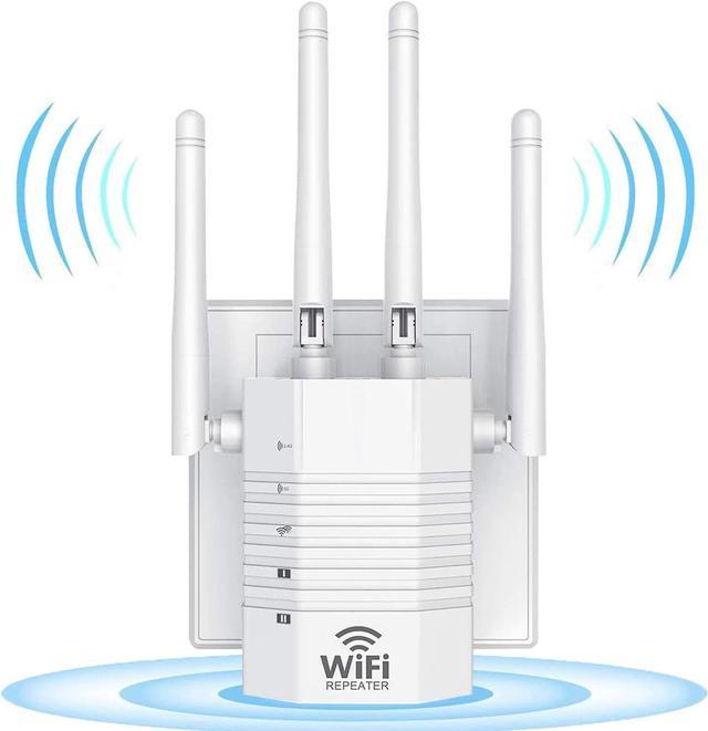 All-New WiFi Extender Internet Long Range Booster up to 9800 sq.ft - Wi-Fi  Signal Amplifier Repeater with Ethernet Port & Access Point Mode,1-Tap  Setup, 5 Working Modes, Alexa Devices Compatible 