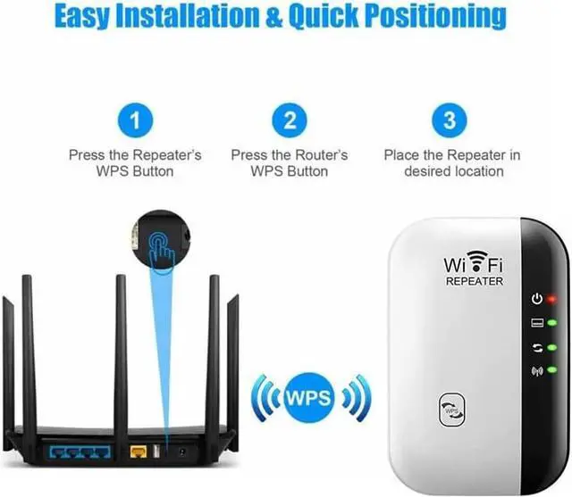 Alt view image 2 of 5 - 2022 Newest WiFi Extender,WiFi Booster,WiFi Repeater ,Covers Up to 2640sq.ft and 25 Devicse,Internet Booster ,WiFi Range Extender with Ethernet Port ,1-Tap Setup,WiFi Signal Booster for Home