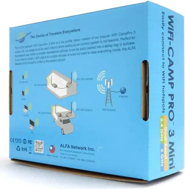 Alt view image 5 of 7 - ALFA WiFi Camp Pro3 Mini