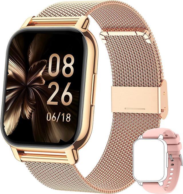 Smart Watch Call Receive/Dial, Smartwatch with AI Voice Control, Blood Pressure/SpO2/Heart Rate Monitor, Fitness Tracker Watch with Straps for Men & Women iOS & Android Phones Wearable Technology - Newegg.com