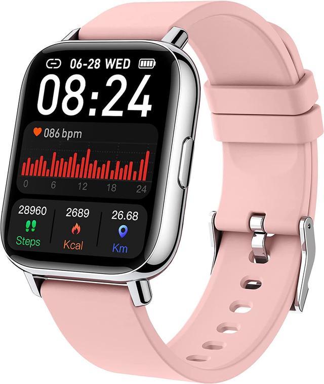Smart Watch for Women, Smartwatch for Fitness Tracker 1.69" Touch Screen Watch IP68 Waterproof Activity Tracker Heart Rate Monitor Pedometer Watches Calorie Sleep Monitor Pink Wearable Technology - Newegg.com