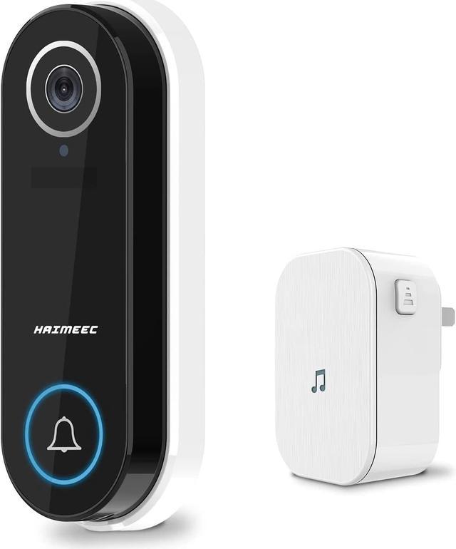 Wireless Doorbell Camera, 2K Smart WiFi Camera Doorbell with PIR Motion  Detection, Cloud Storage, IR Night Vision, 2-Way Audio, IR Night Vision
