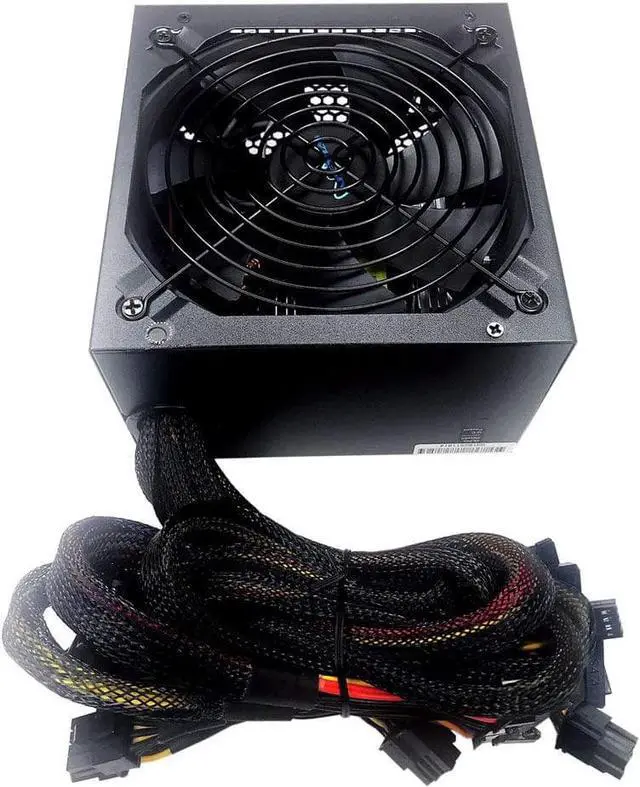 Alt view image 3 of 4 - Apevia ATX-SP700 Spirit ATX Power Supply with Auto-Thermally Controlled 120mm Fan, 115/230V Switch, All Protections
