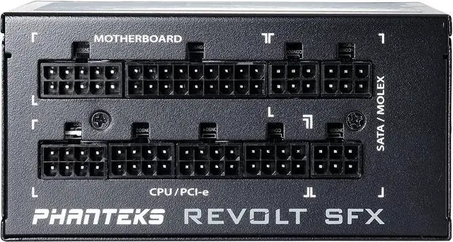 Alt view image 4 of 7 - Phanteks (PH-P750PSF) Revolt SFX 750W 80PLUS Platinum, SFX Power Supply, Fully Modular, Platinum-Rated Efficiency, Silent Fan, Black.
